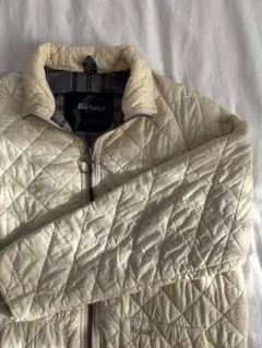 Barbour キルティング ジャケット 白 XLのサムネイル