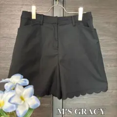 M’S GRACY エムズグレイシー キュロットパンツ 黒 40 Lサイズのサムネイル