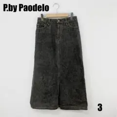 P.by Paodelo デニムロングスカート サイズ2 女性のサムネイル