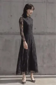美品✨kaene オールレースメロウワンピース 34