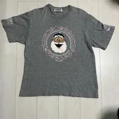 Captain Santa メンズTシャツ グレー