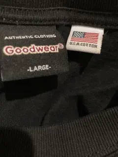 Goodwear ブラック ロングスリーブ Tシャツ L