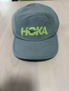 HOKA ランニングキャップ　グレーのサムネイル