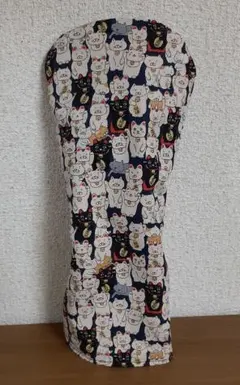 ゴルフヘッドカバー　FW　ハンドメイド　招き猫