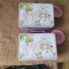 ときめきトゥナイト　ブリキ小物入れ　まとめ売り　3COINS　江藤蘭世　りぼん