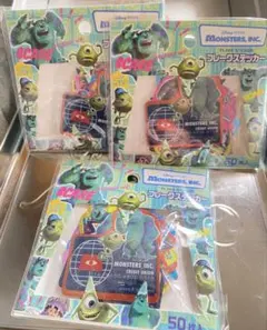 モンスターズ・インク フレークステッカー 50枚入 3点セット