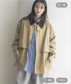 美品　LOWRYS FARM ハンティングヨークブルゾン