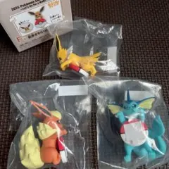ポケモン一番くじ F賞街歩きちらりんフレンズ ブースター シャワーズ サンダース