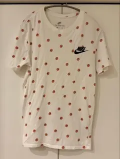 NIKE スマイリー 総柄 Tシャツ ホワイト Sサイズ　スマイル　にこちやん