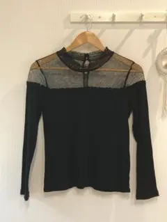 INGNI ドットシアー ロングTシャツ