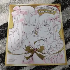 cLover ポップアップ ぎばちゃん 直筆イラストサイン色紙 茶山沙穂 直筆イラスト・サイン入り色紙】ぎばちゃん 茶山沙穂 cLover