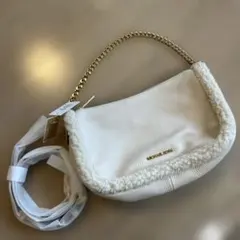 【新品】MICHAEL KORS ボア付きショルダーバッグ　チェーンバッグ