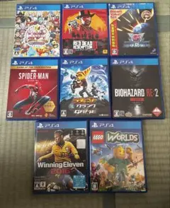 PS4ゲームセット（8本）　セット売り