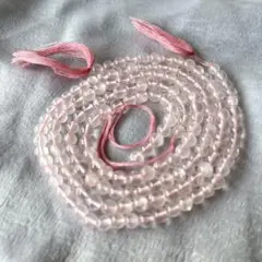 C3708」天然石 ピンクジェイド ボタンカット 5*8mm 1連 - メルカリ