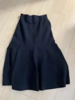 Mila Owen 黒 ニットスカート