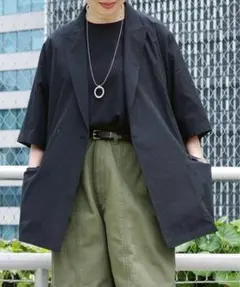 【新品未使用】journal standard luxe 半袖ジャケットのサムネイル