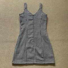 DAZY 千鳥格子　ミニワンピース Sサイズ