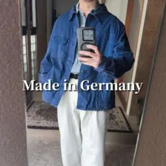 ドイツ　ユーロヴィンテージ　ヘリンボーン　ワークジャケット　HBT