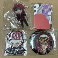 BLEACH 缶バッジ ストラップ 4点セット 阿散井恋次
