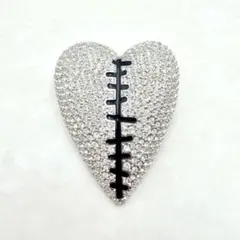 極美品　SWAROVSKI Pepper ブローチ　クリスタル　パヴェ　希少品