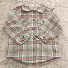 キッズ　チェック柄ジャケット　110センチ