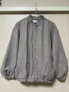 スウェード調 ブルゾン