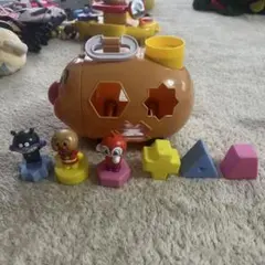 アンパンマン 形合わせおもちゃ フィギュア付き