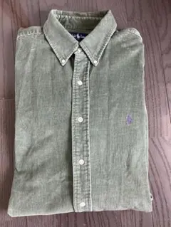 ★中古★ ラルフローレン コーデュロイ ボタンダウンシャツ XL BLAIRE
