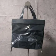 【Kitamura】 キタムラ エナメル 無地 ハンドバッグ