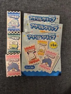はぴだんぶい　アクリルクリップ3個セット