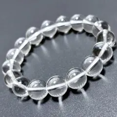 クリスタルクォーツ 12㍉ 数珠 ブレスレット メンズ レディース