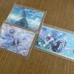 プロセカ　日野森　雫　ウエハースカード3枚セット