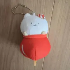 ねこがんばらない カバンに付けられるぬいぐるみ ～後の祭りver.～りんご飴のサムネイル