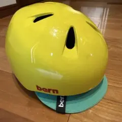 bern 子供用ヘルメット　XS-S イエロー×グリーン　ストライダー　自転車