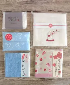 あぶらとり はんかち 化粧おとし ハンカチ など まとめ売り 計5点のサムネイル