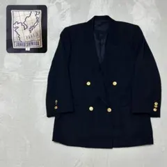 【ヴィンテージ】PART2 紺ブレ ネイビー ダブルブレストジャケット 金ボタン