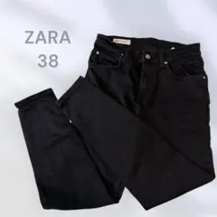 ZARA ザラ　黒スキニーパンツ　シンプル　カジュアル　ベーシック　着回しのサムネイル