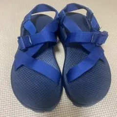 Chaco ネイビー クロスストラップ スポーツサンダルのサムネイル
