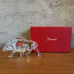Baccarat 干支コレクション 丑（うし）2021 クリスタル フィギュリン