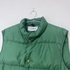 L.L.Bean グリーンダウンベスト