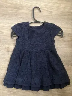 赤ちゃん用　80サイズ　コムサフォセット　レースワンピース冠婚葬祭に