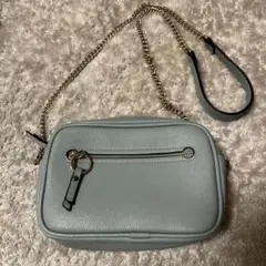 H&M ライトブルー ショルダーバッグ
