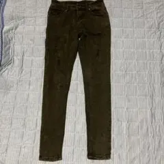 ブラックダメージスキニーパンツ　M