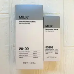 MEDIHEAL MILK Brightening Toner & Serumのサムネイル