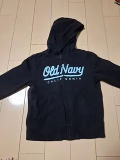 子ども　Old Navy フード付きパーカー 4T 黒