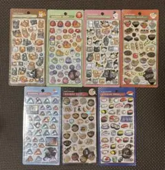 【正規品】ボンボンドロップシール　和柄　7枚セット