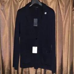 値下げ LARDINI wool knit jacket (ネイピー XS)
