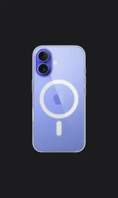 「iPhone16」「Apple純正」megsafe対応クリアケースのサムネイル
