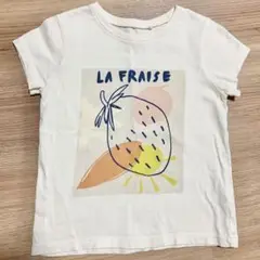 next ネクスト　フルーツデザイン　Tシャツ　4-5歳　苺　100 110