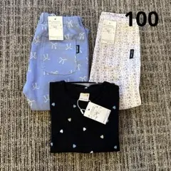 3/8まで【タグ付き新品未使用】petitmain 長袖T レギンス 100